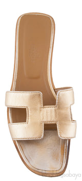 Oran Metallic Bronze Sandals