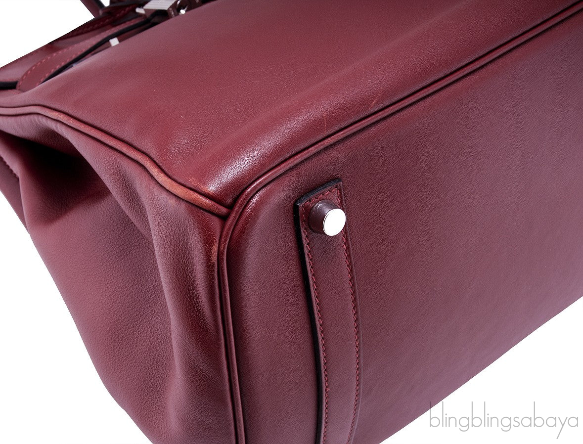Birkin 35 Rouge Ash Swift PHW