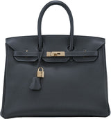 Birkin 35 Graphite GHW