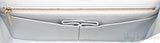 Classic Silver Metallic Crocodile Brass Matte CC