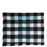 Checkered Wool Scarf
