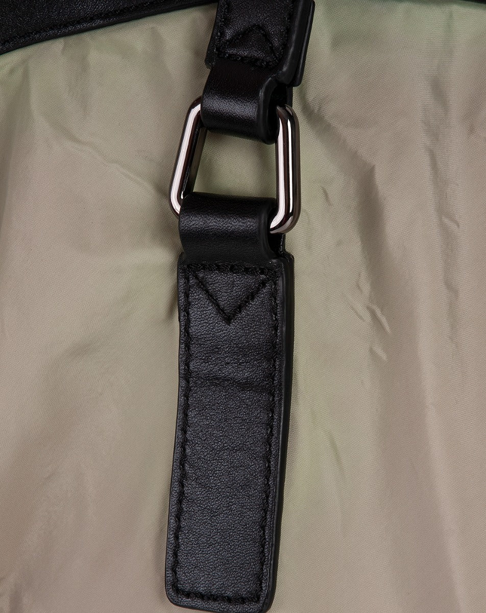 Taupe Nylon Tote bag