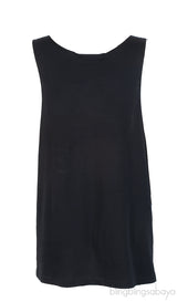 Gucci Black Vintage Printed Tank Top