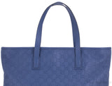 Blue Guccissima Monogram Cabas
