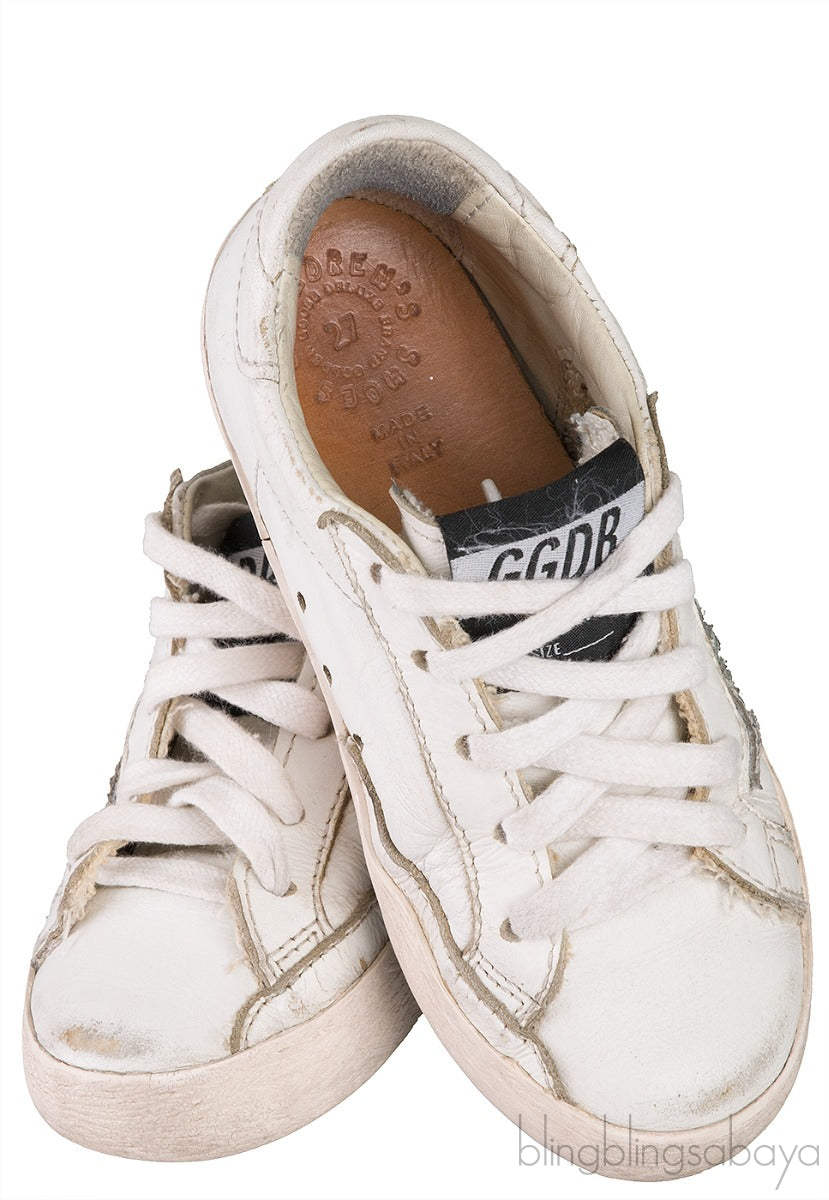 White Superstar Kids Sneaker