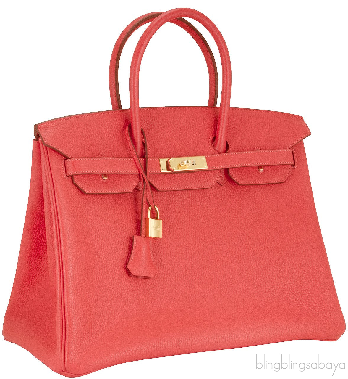 Birkin 35 Rouge Pivoine GHW