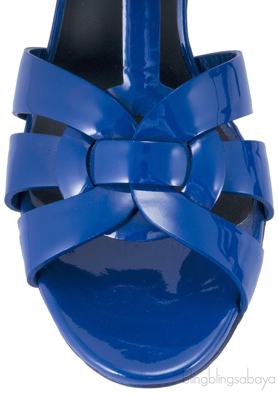 Blue Patent Leather Tribute