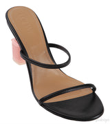Loewe Black Strappy Nail Polish Leather Sandals