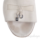 Loro Piana Powder Pearl Summer Charm Sandals