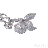 Bell & Fish Motif Diamond WG Bracelet