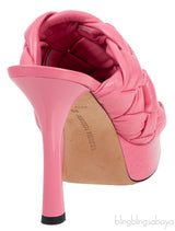 Bottega Veneta The Board Platform Pink Mule