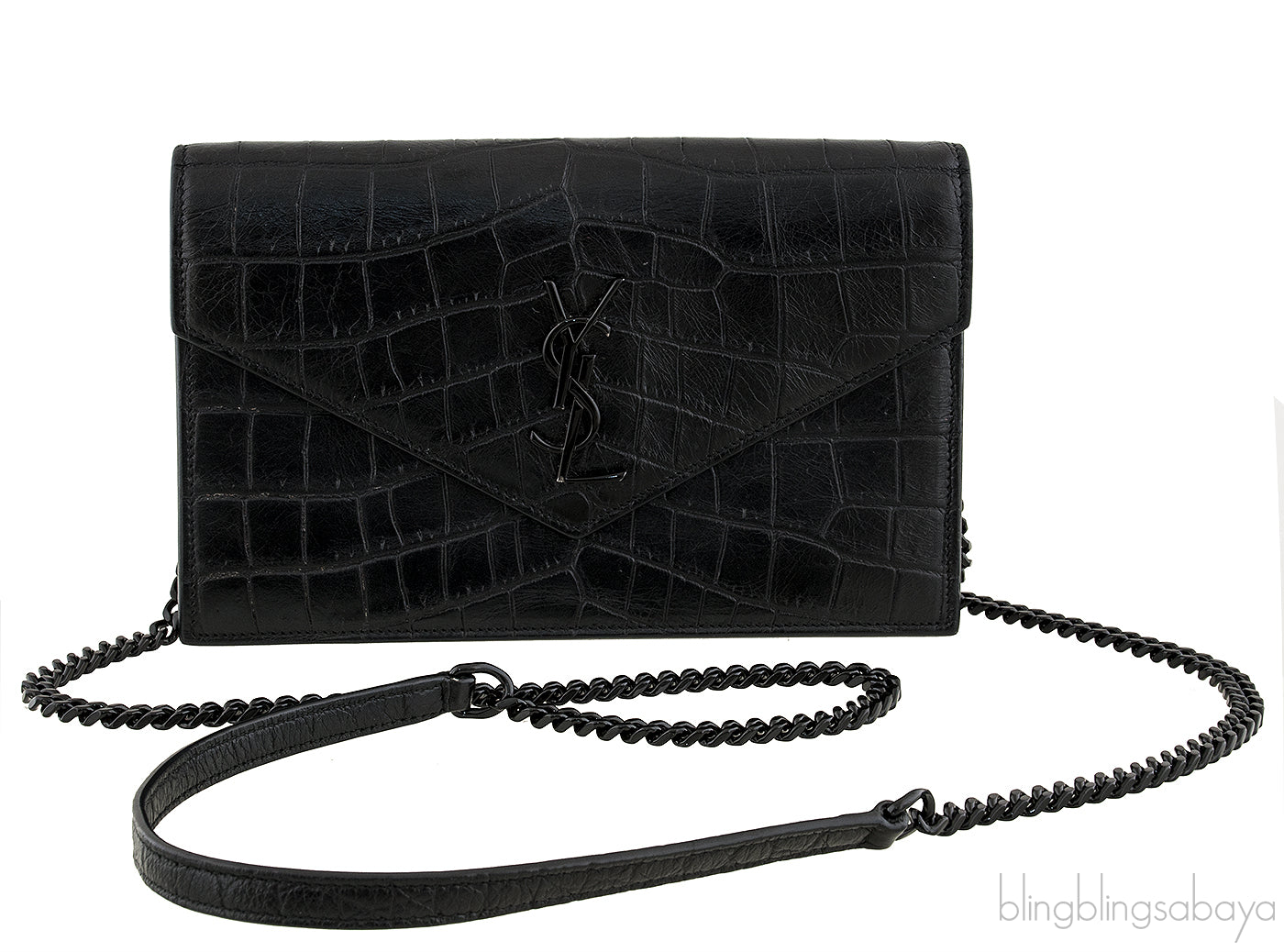 Yves Saint Laurent So Black WOC Croc Print