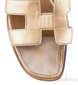 Oran Metallic Bronze Sandals