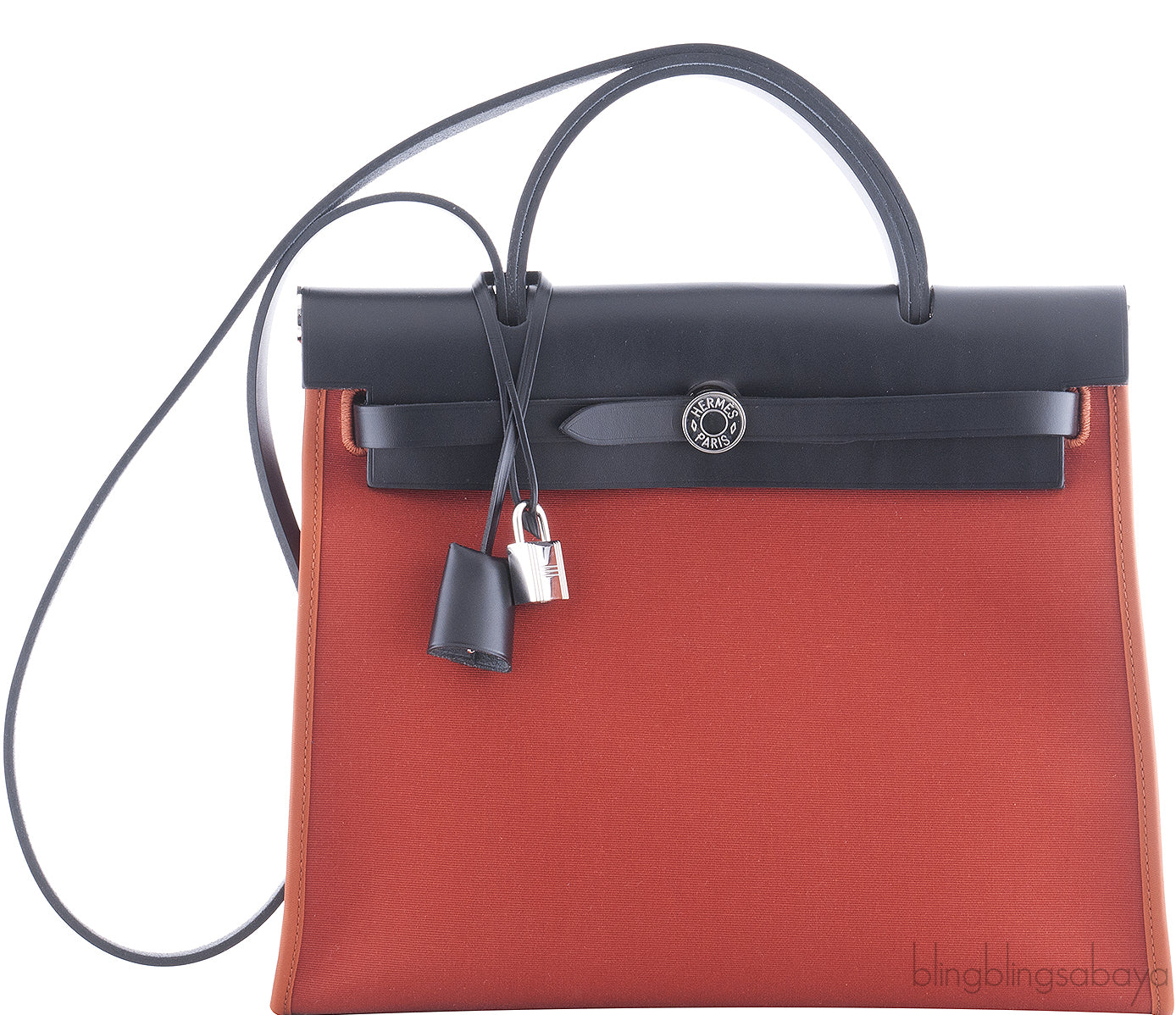Kelly Cut Vermillon Swift Clutch GHW