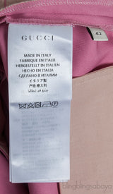 Pink Polyester Trouser