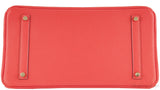 Birkin 35 Rouge Pivoine GHW