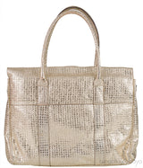 Bayswater Metallic Gold Top Handle Bag