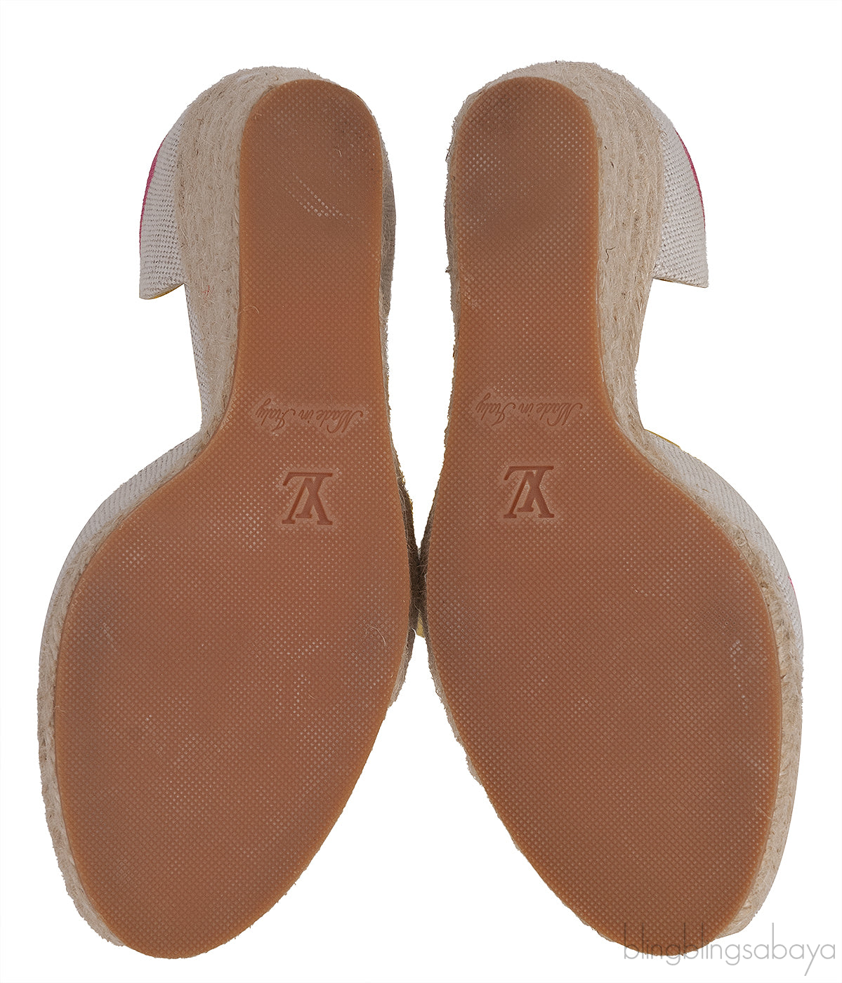 Canvas Monogram Wedge Espadrilles