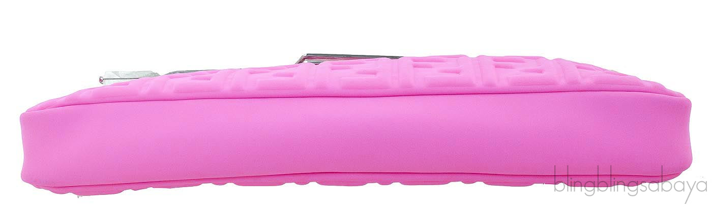 Flat Shopping Bag Neon Pink Large