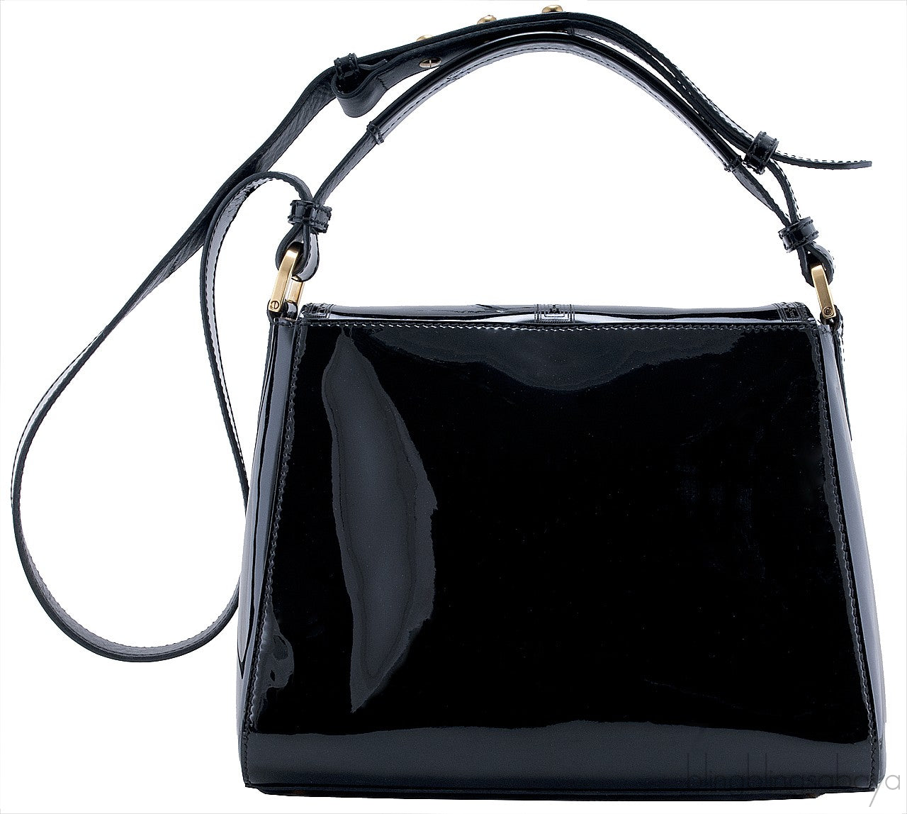 Anna Patent Shoulder Bag