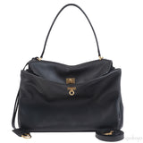 BALENCIAGA BLACK MEDIUM RODEO HANDBAG