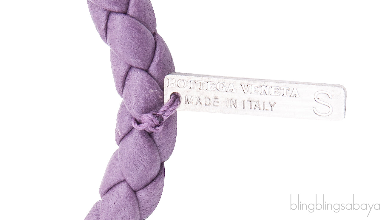 Light Purple Intrecciato Nappa Bracelet