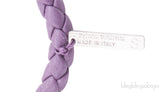 Light Purple Intrecciato Nappa Bracelet