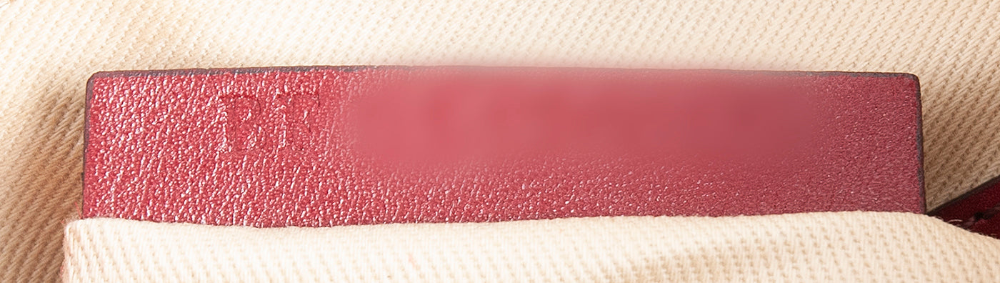 Dark Red Rockstud Large Clutch