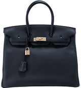 Birkin 35 Black Togo GHW