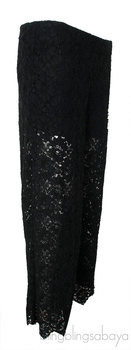 Black Lace Trouser