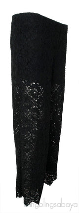 Black Lace Trouser