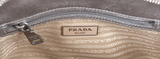 Silver Saffiano Promenade Top Handle Bag