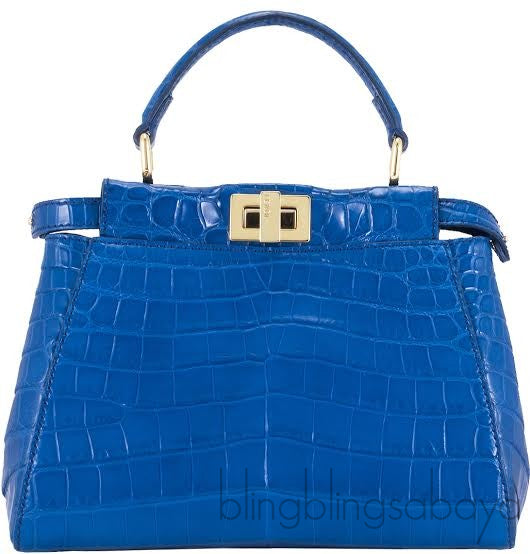 Mini Blue Crocodile Peekaboo