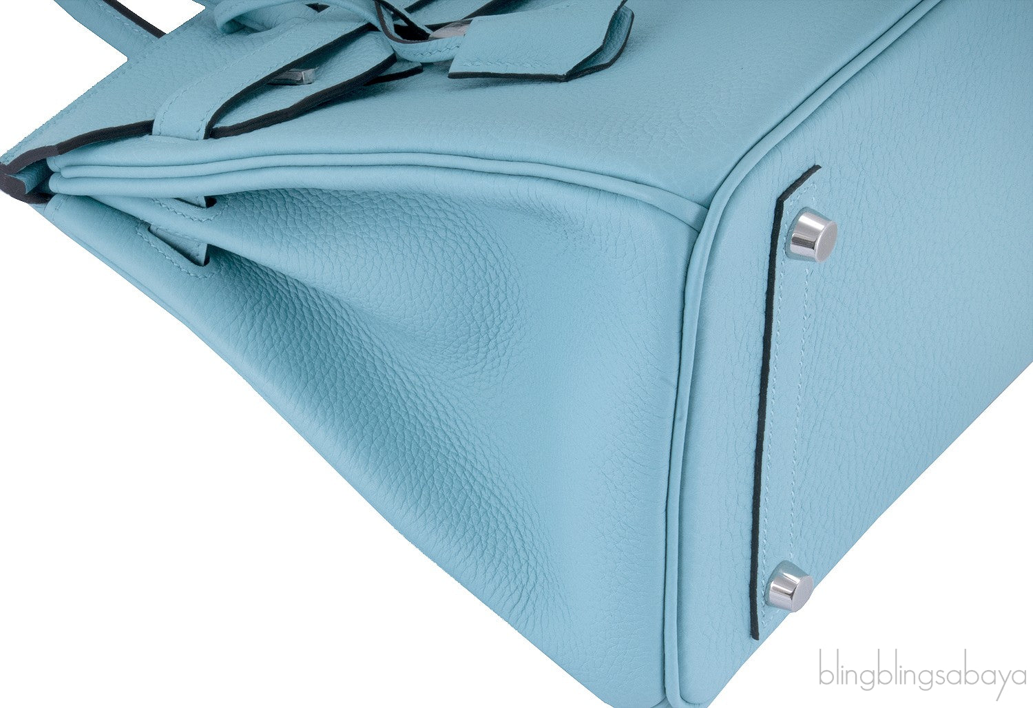 Birkin 30 Bleu Atol Togo PHW