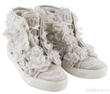 Floral Mesh Camellia Sneakers