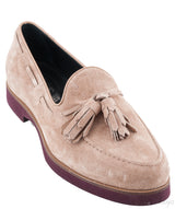 Brown Suede Tassel Loafer