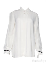 Off-white Black Trim Long Sleeve Shirt