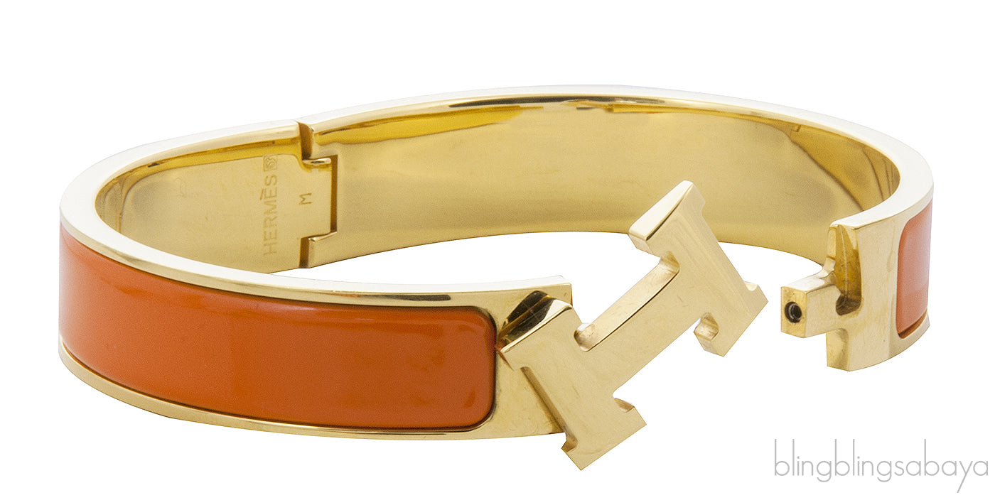 Clic Clac Orange H Bracelet PM