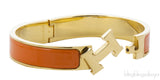 Clic Clac Orange H Bracelet PM