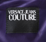 Versace Jeans Couture Purple Print Cut-Out Dress