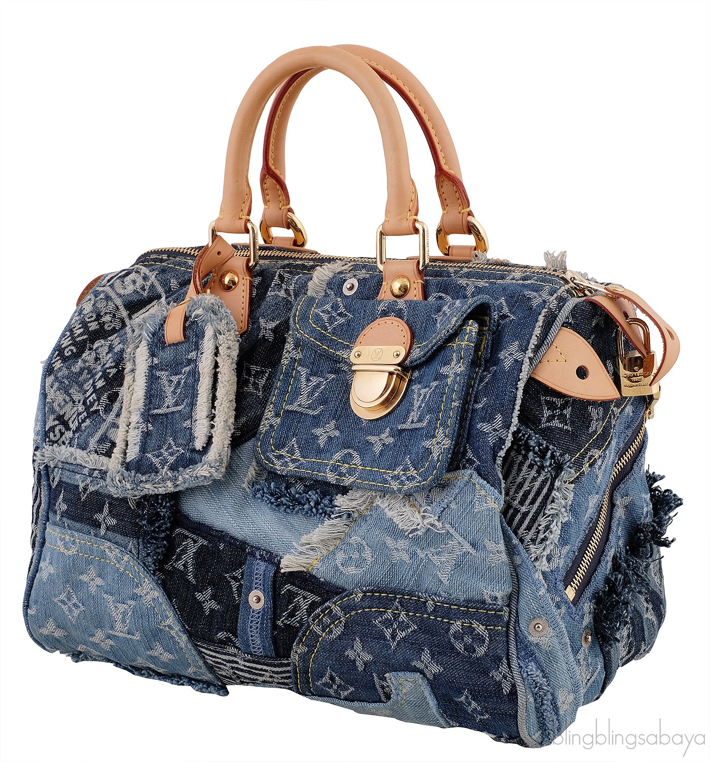 Denim Patchwork Speedy 30