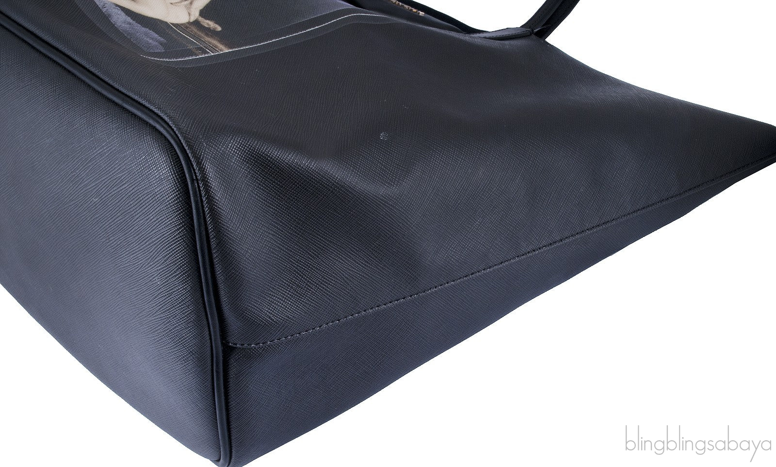 Bambi Black Shopping Tote