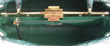 Fendi Peekaboo Medium Green Python Bag
