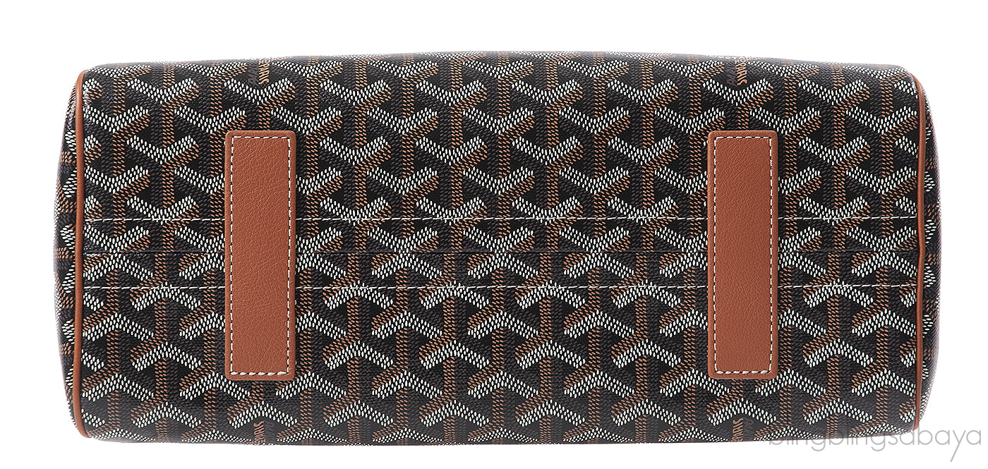 Goyard Black & Tan Routte Suople Bag PM