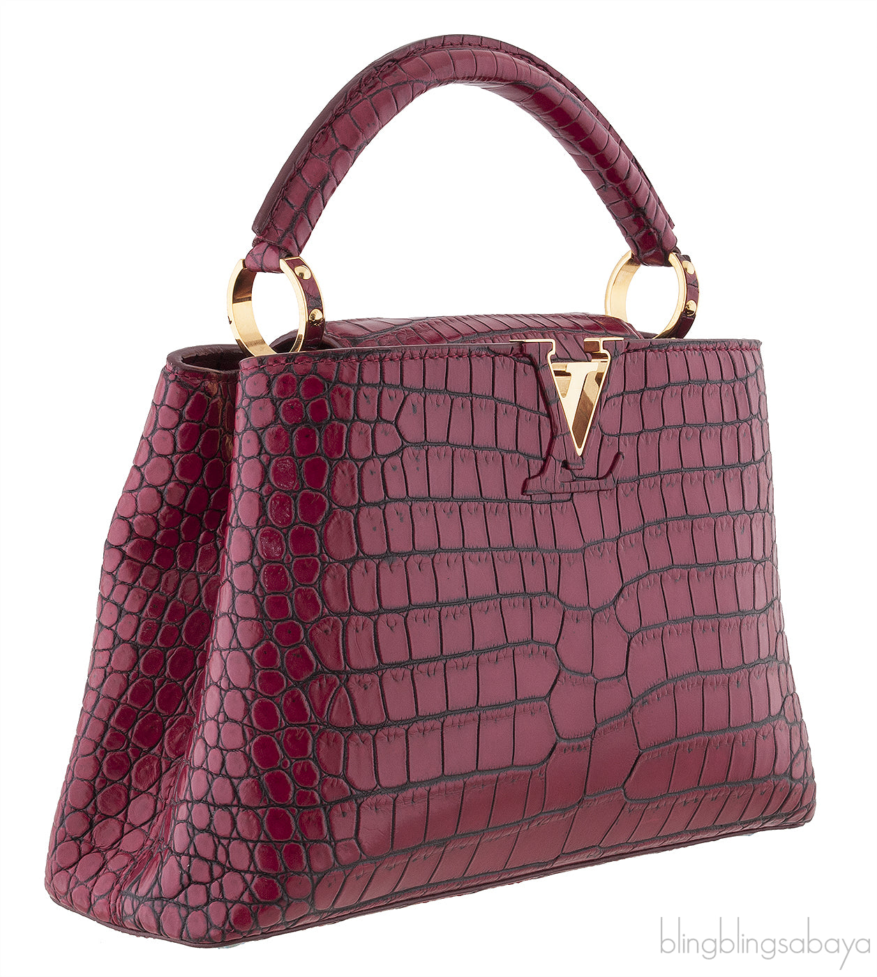 Capucines Crocodile Grenade BB
