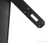 Kelly 35 Black Epsom Sellier GHW