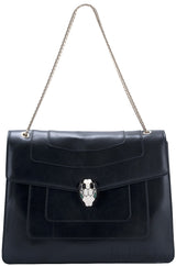 Serpenti Black Shoulder Bag