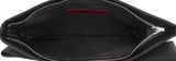 Satin Bow Black Evening Clutch