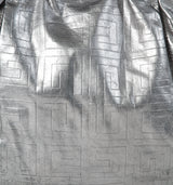 Givenchy Metallic Grey GG Leather Hobo Bag