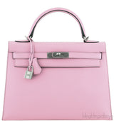 Kelly 25 Mauve Sylvester Epsom Sellier PHW